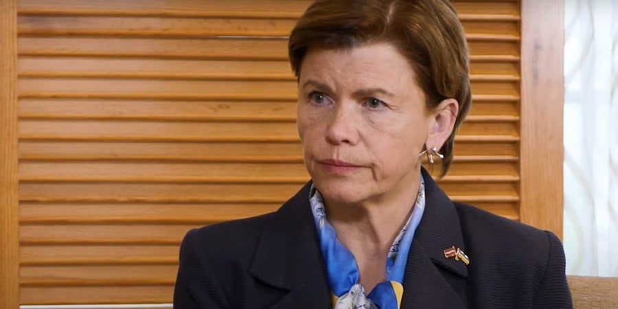 Latvian Foreign Minister Baiba Braže