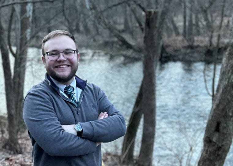 Cameron Schroy of Greencastle, Pa. is challenging state Sen. Doug Mastriano in 2024