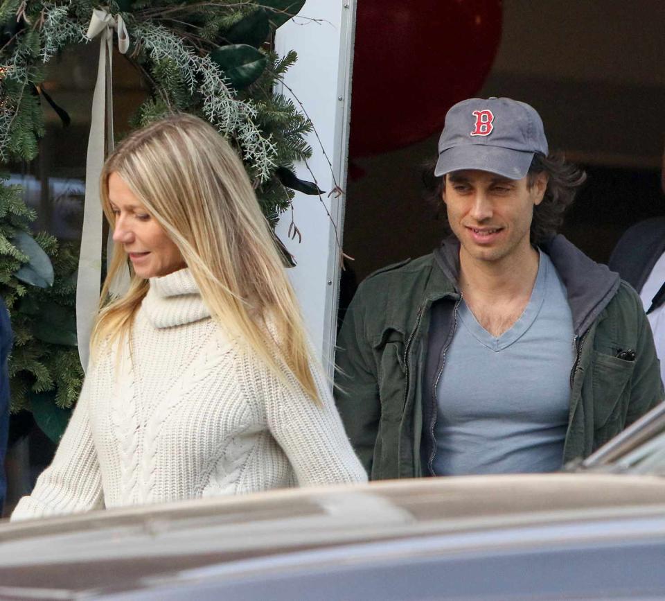 Gwyneth Paltrow and Brad Falchuk are seen on December 10, 2016 in Los Angeles, California