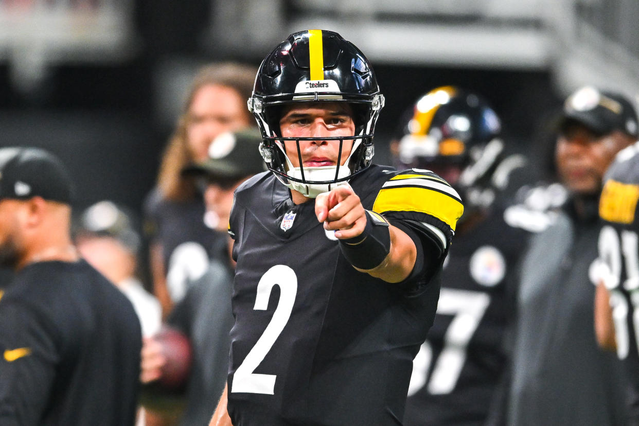 Mason Rudolph will start for the Steelers in Week 16. (Photo by Rich von Biberstein/Icon Sportswire via Getty Images)