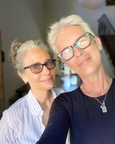 <p>Jamie Lee Curtis Instagram</p> Jamie Lee Curtis wishing Suzanne Yankovic a happy birthday in July 2022.