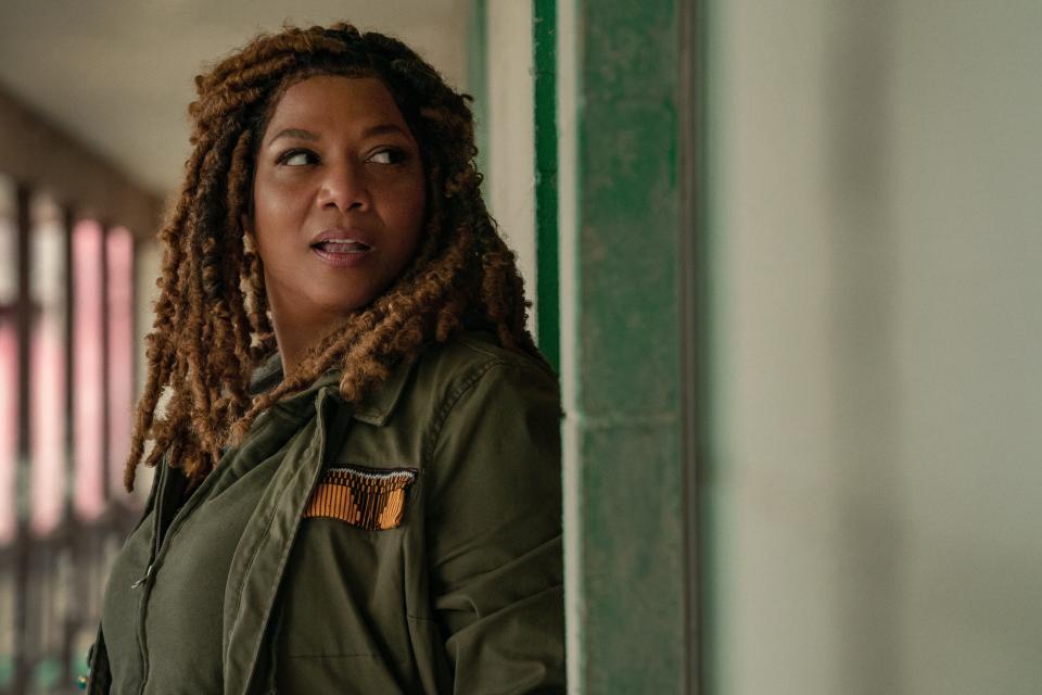The Netflix film "End of the Road" stars Queen Latifah as Brenda.