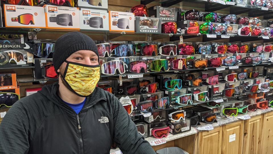 Sam Ziv, a Breckenridge ski instructor who moonlights at Sun Logic, said skiers and snowboarders are enjoying the outdoors in winter.