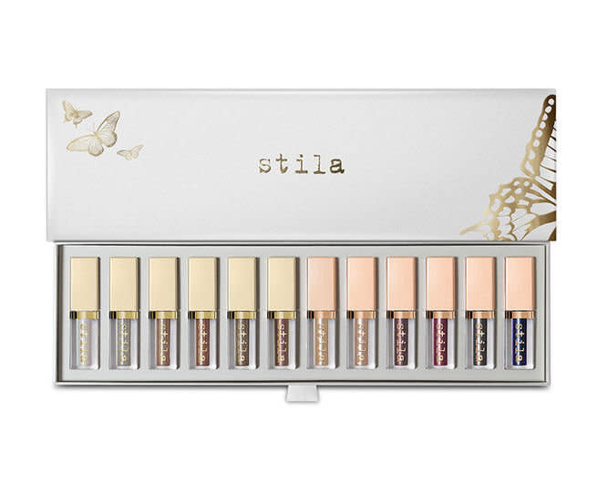 <strong>"For the makeup obsessed, I think the Stila Cosmetics All Eyes On You liquid eyeshadow vault is really something special. It&rsquo;s the most pigmented liquid glitter eyeshadow. So easy to apply, and every shade is to be coveted." <br /><br />-- Jenna Kristina<br /><br /><a href="https://www.sephora.com/product/all-eyes-on-you-liquid-shadow-vault-P437967" target="_blank" rel="noopener noreferrer">Get the Stila Cosmetics All Eyes On You liquid eyeshadow vault for $195</a><br /></strong>