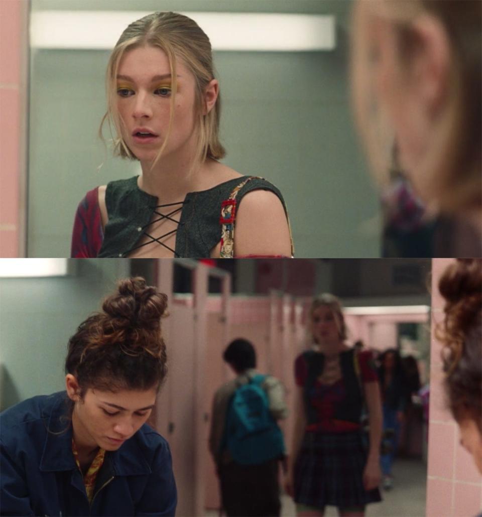Jules and Rue on season two, episode seven of "Euphoria."