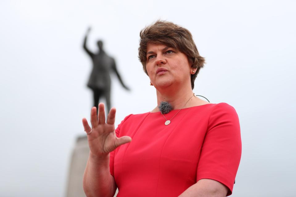 First Minister and DUP leader Arlene FosterPA