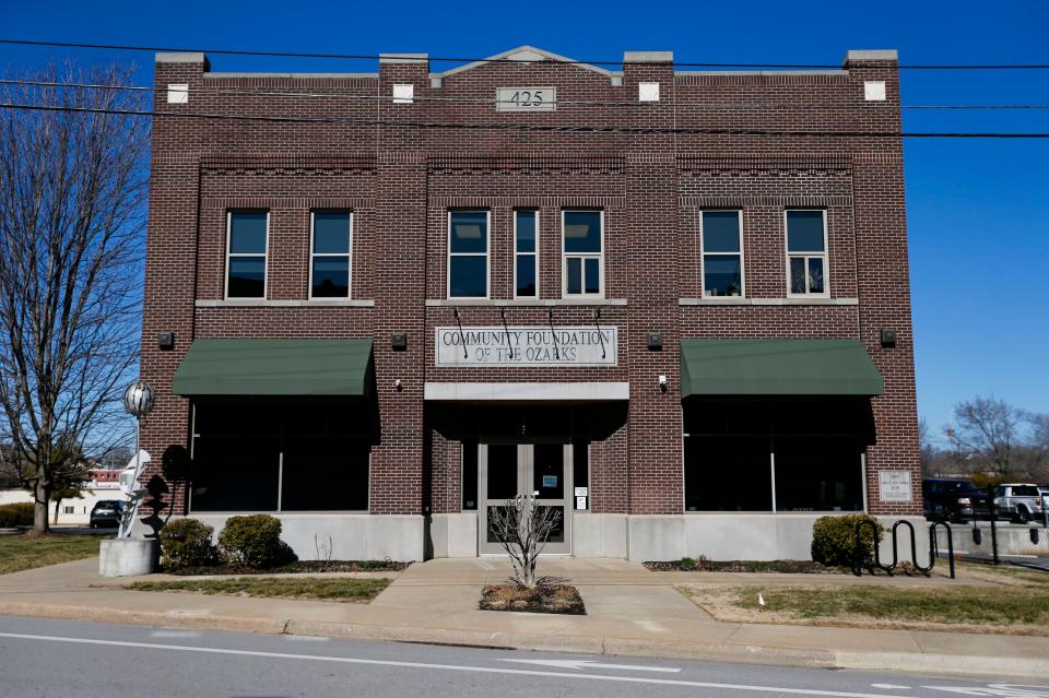 The Community Foundation of the Ozarks building at 425 E Trafficway St. on Tuesday, Feb. 13, 2024. CFO is buying the Meyer Alumni Center from the Missouri State Foundation.