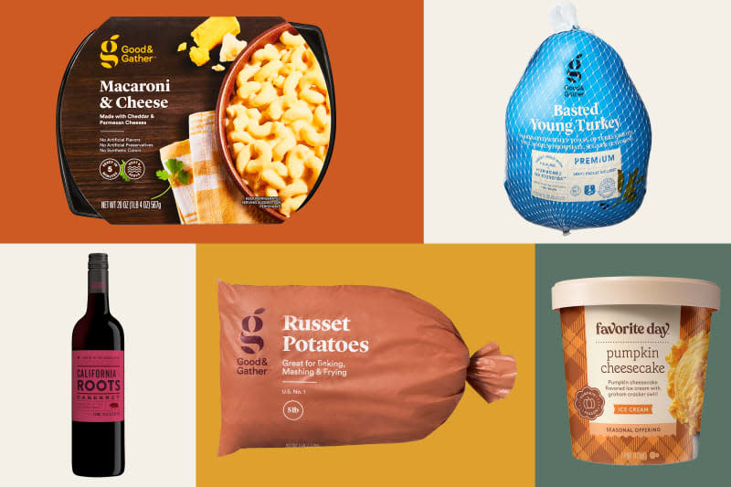 5 different Thanksgiving food/grocery products for sale at Target