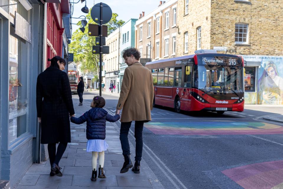 Clement Brge and in his family in London. (PHOTO: Betty Laura Zapata/Bloomberg)