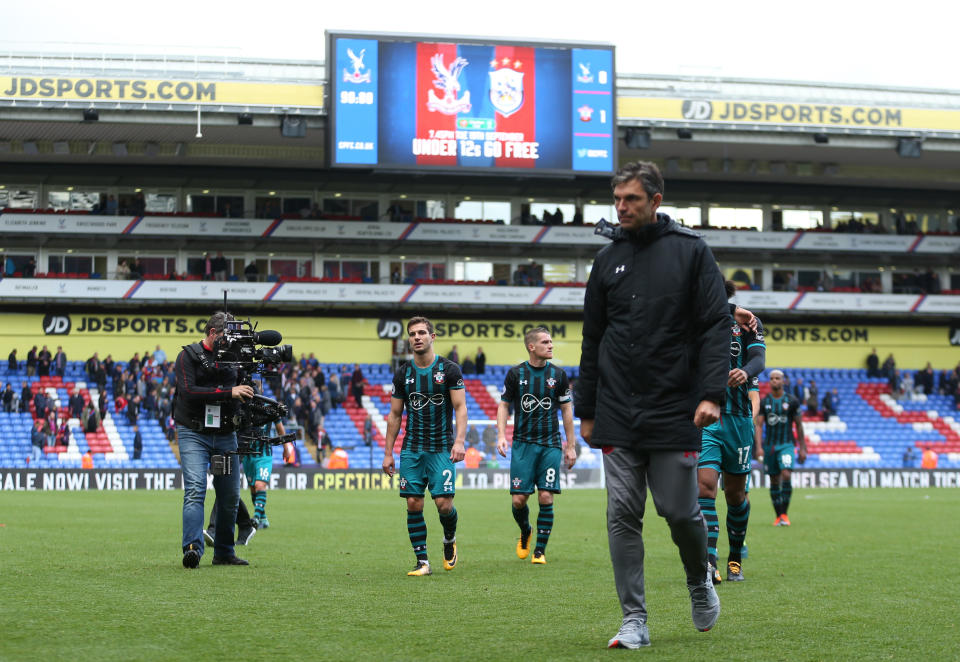 Mauricio Pellegrino has some thinking to do ahead of Saints’ game against West Brom