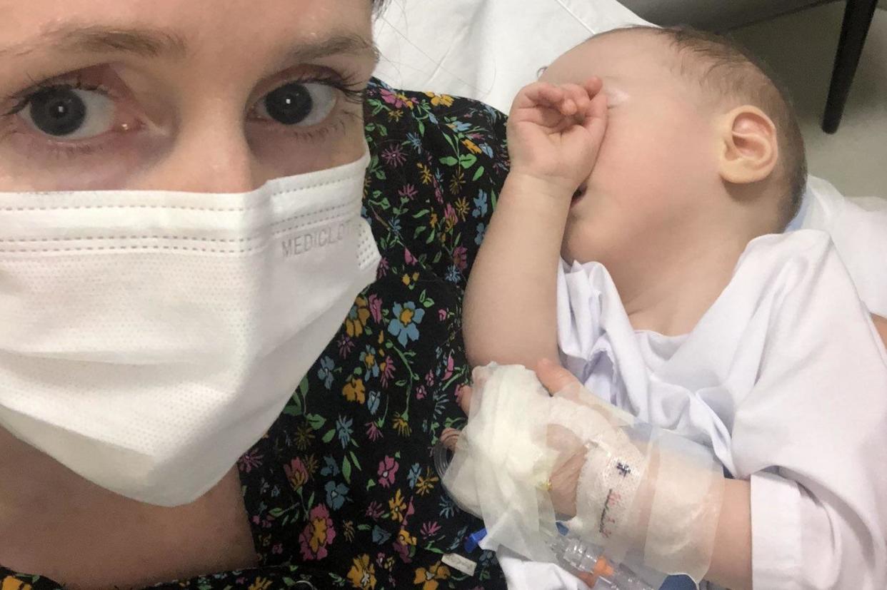 Caia Daly whose nine-month-old baby is recovering from pneumonia is appealing for help after they became stranded in Peru because of the coronavirus pandemic: PA