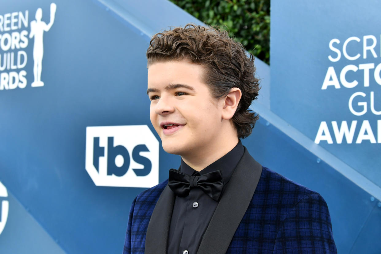 Gaten Matarazzo attends the 26th Annual Screen Actors Guild Awards at The Shrine Auditorium on January 19, 2020 in Los Angeles, California. (Photo by Amy Sussman/WireImage)