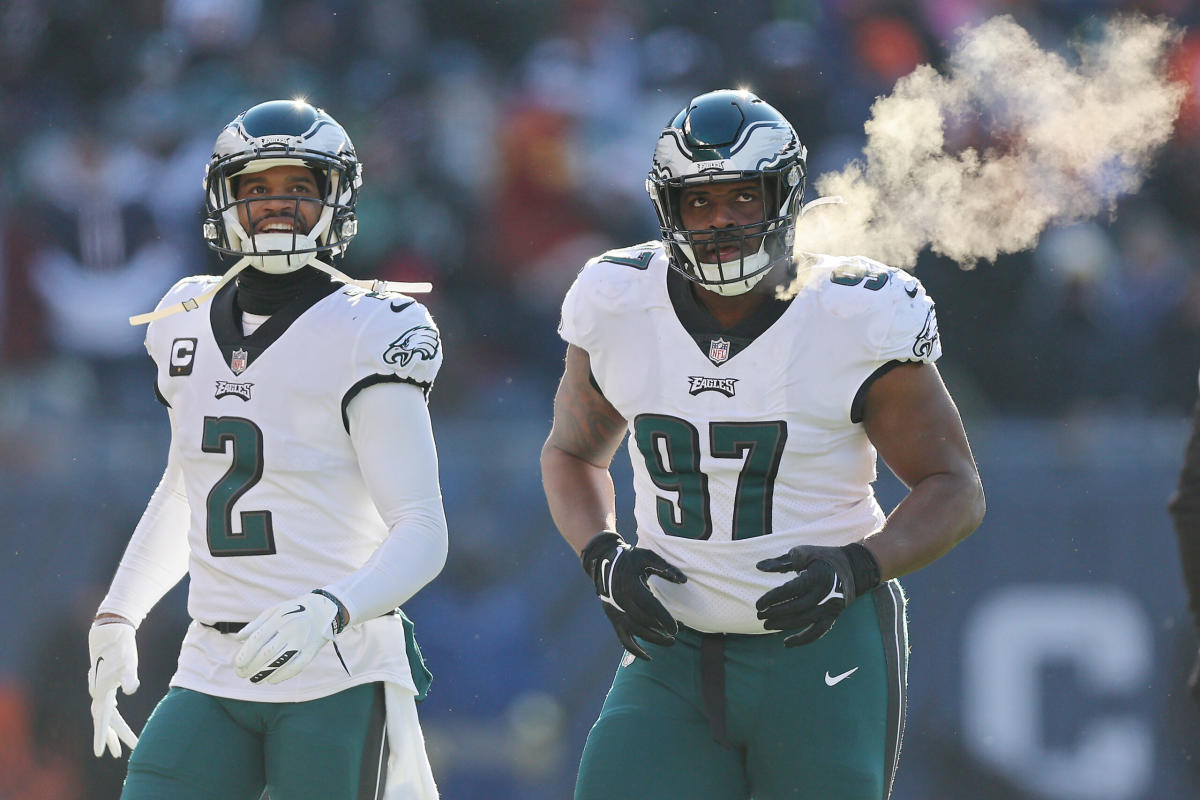 Philadelphia Eagles defensive tackle Javon Hargrave (97) in action against  the New York Giants during an NFL football game, Sunday, Jan. 8, 2023, in  Philadelphia. (AP Photo/Rich Schultz Stock Photo - Alamy