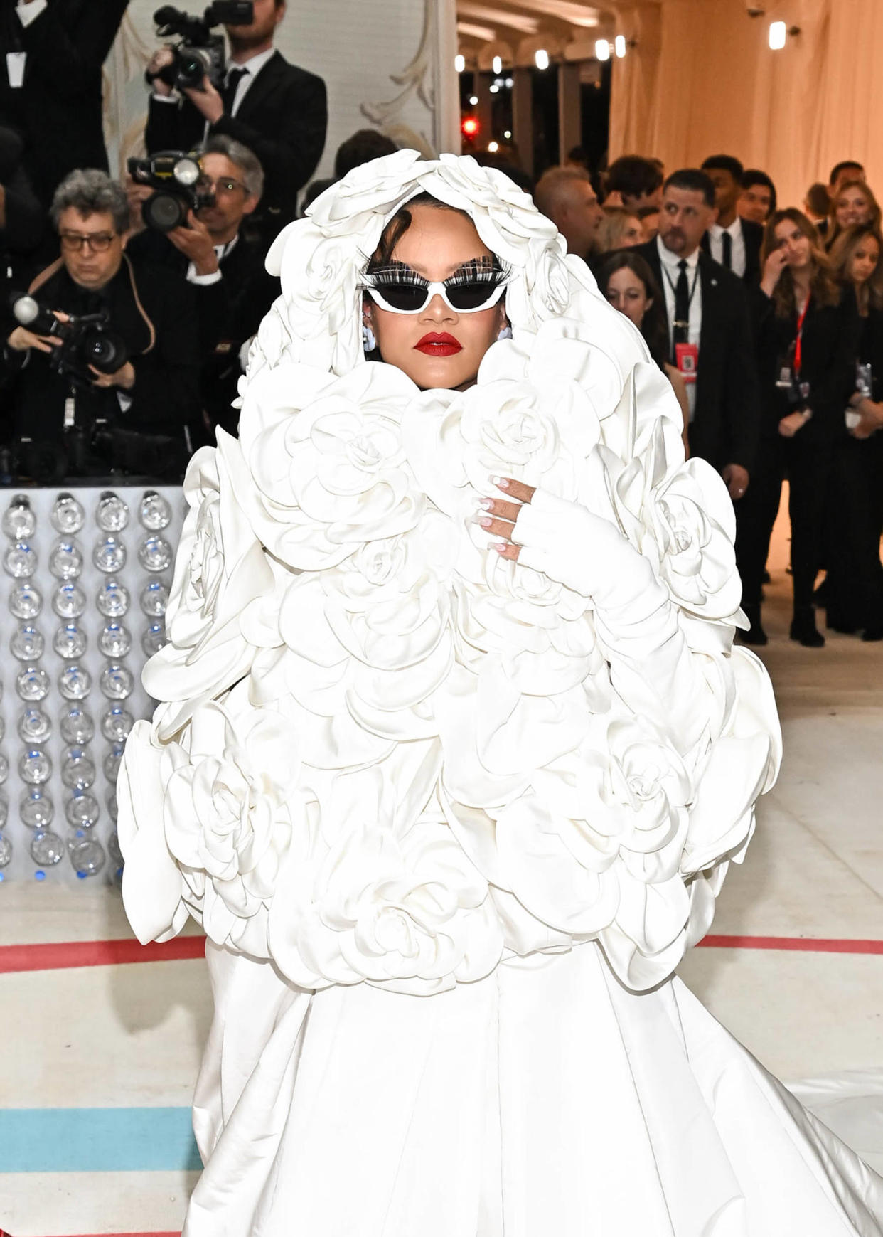 Rihanna at the 2023 Met Gala (Michael Buckner / Variety via Getty Images)