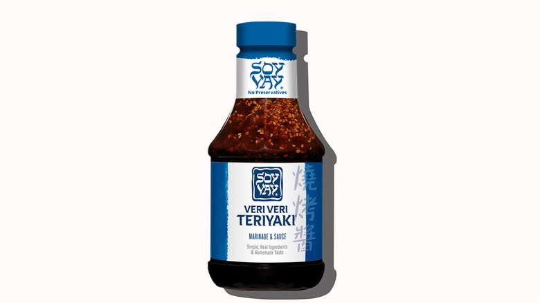Bottle of Soy Vay Teriyaki Marinade 