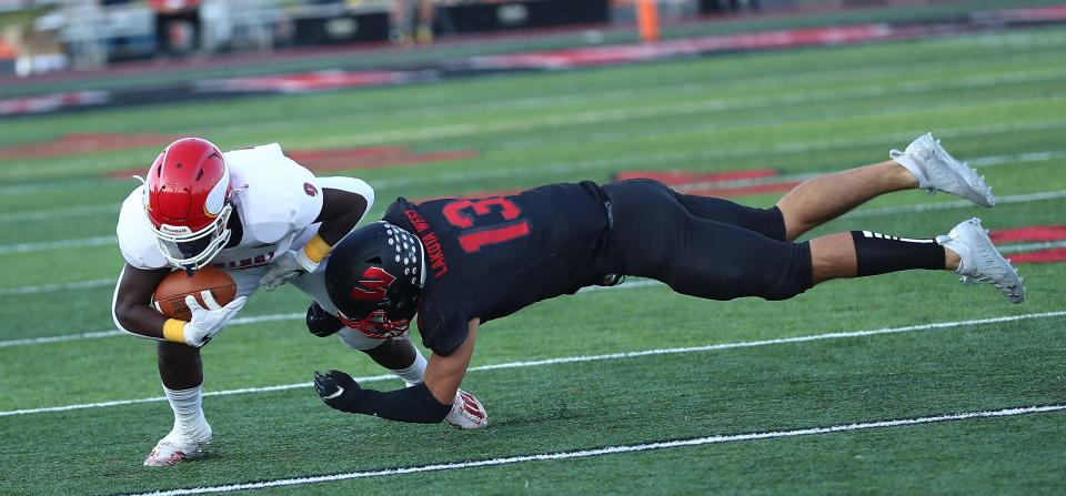 Lakota West defensive back Ben Minich (13) has received at least 15 offers to play college football.