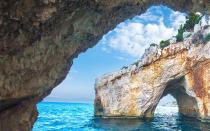 Blue Caves in Zakynthos, Greece