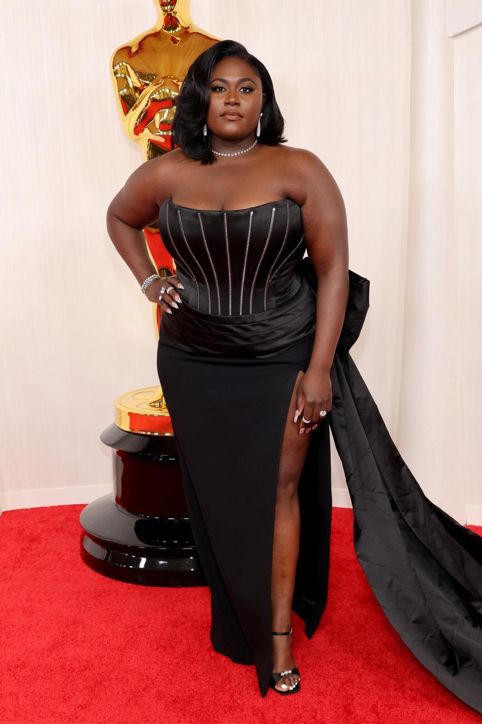 Danielle Brooks attends the 2024 Oscars wearing Dolce & Gabanna (Getty Images)