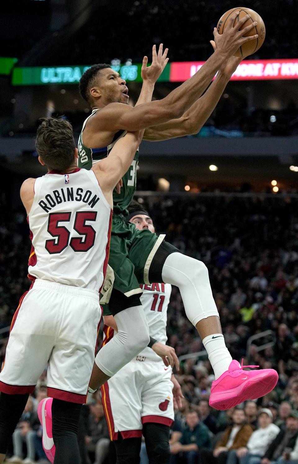 Giannis Antetokounmpo and the Milwaukee Bucks have played the Miami Heat in three of the past four postseasons.