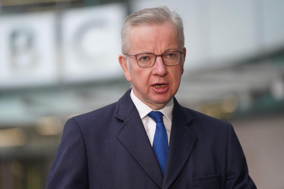 Secretary of State for Levelling Up, Housing and Communities, Michael Gove (PA Wire)