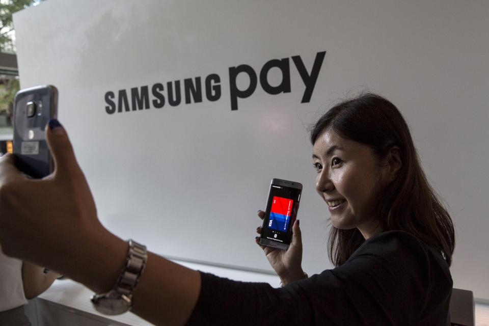 Samsung is reportedly integrating its crypto wallet to Samsung Pay, its popular wallet application. | Source: REUTERS/Andrew Kelly