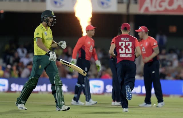 Chris Jordan took two wickets for England