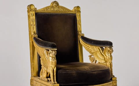 An Imperial carved giltwood ceremonial armchair could fetch up to £300,000 - Credit: The Midas Touch Sotherby's Sale