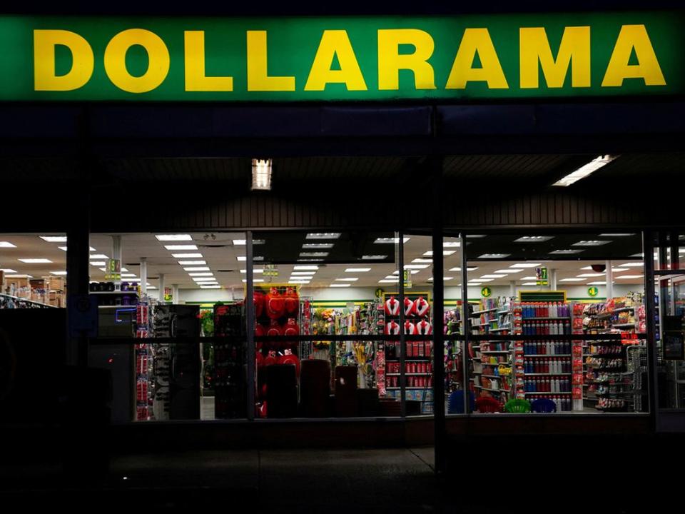 FILE PHOTO: A Dollarama store is pictured in Toronto, Ontario