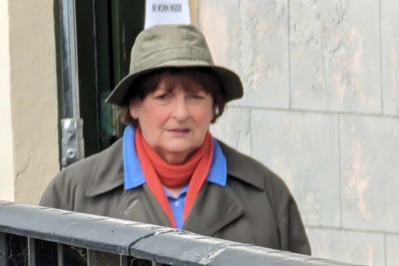 Brenda Blethyn filming the latest series of Vera in Hartlepool