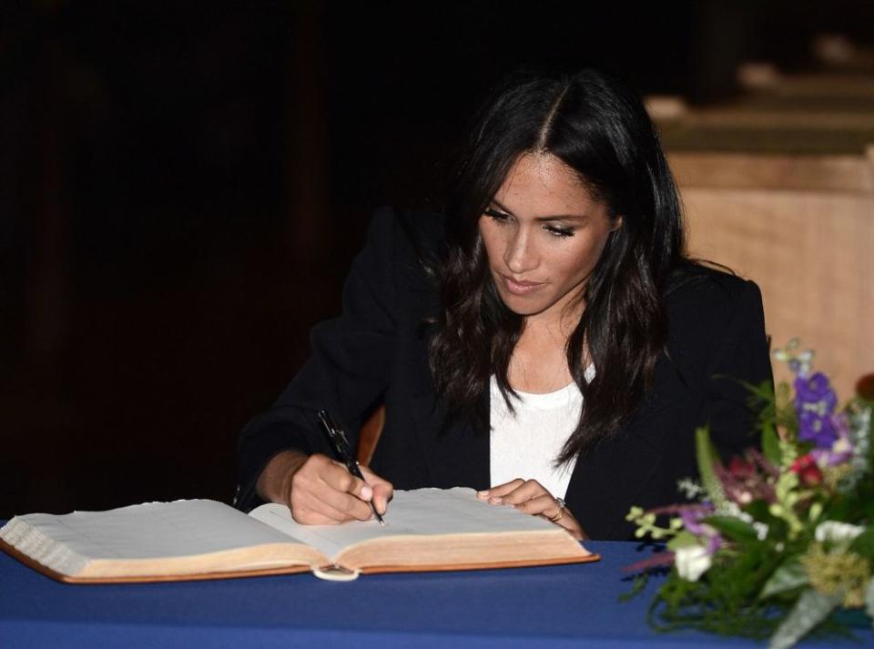 Kate Middleton's Handwriting Compared to Meghan Markle's