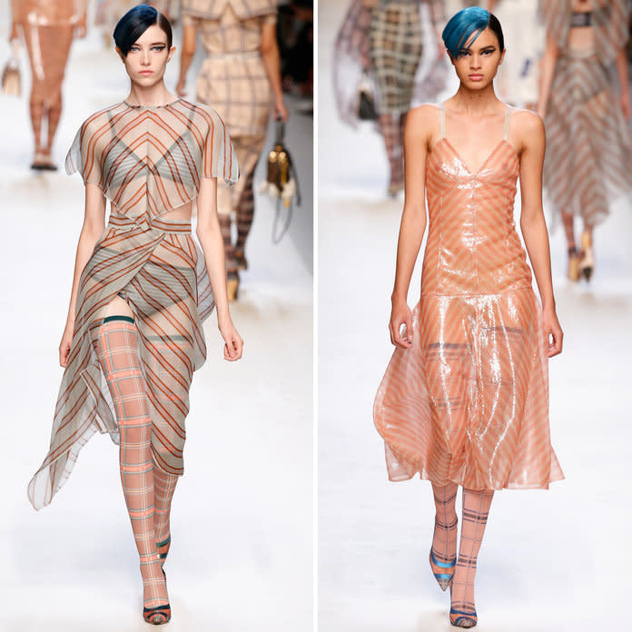 At Milan Fashion Week, Fendi made a strong case for the transparent trend