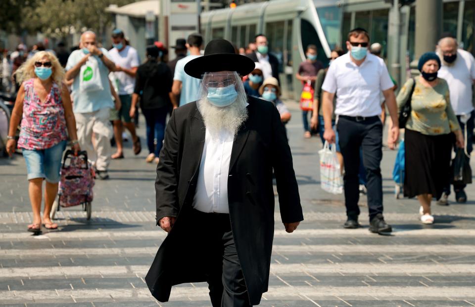 Israelis are also being advised against foreign travel (AFP via Getty Images)