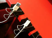 <body> <p>Good for more than fastening paper, binder clips also offer an in-a-pinch solution for corralling unruly USB cables. Attach each clip to the edge of a table or <a rel="nofollow noopener" href=" http://www.bobvila.com/slideshow/under-50-10-must-haves-for-an-organized-desk-48544?bv=yahoo" target="_blank" data-ylk="slk:desk;elm:context_link;itc:0;sec:content-canvas" class="link ">desk</a>, threading a cord through the opening to keep it level with the surface—and ready to power your devices at a moment’s notice.</p> <p><strong>Related: <a rel="nofollow noopener" href=" http://www.bobvila.com/slideshow/10-ways-to-make-office-supplies-work-overtime-49267?bv=yahoo" target="_blank" data-ylk="slk:10 Ways to Make Office Supplies Work Overtime;elm:context_link;itc:0;sec:content-canvas" class="link ">10 Ways to Make Office Supplies Work Overtime</a> </strong> </p> </body>