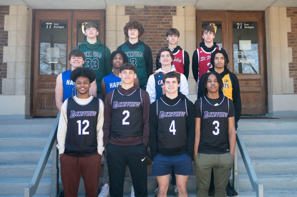 The 2024 Battle Creek Enquirer All-City Boys Basketball Team.