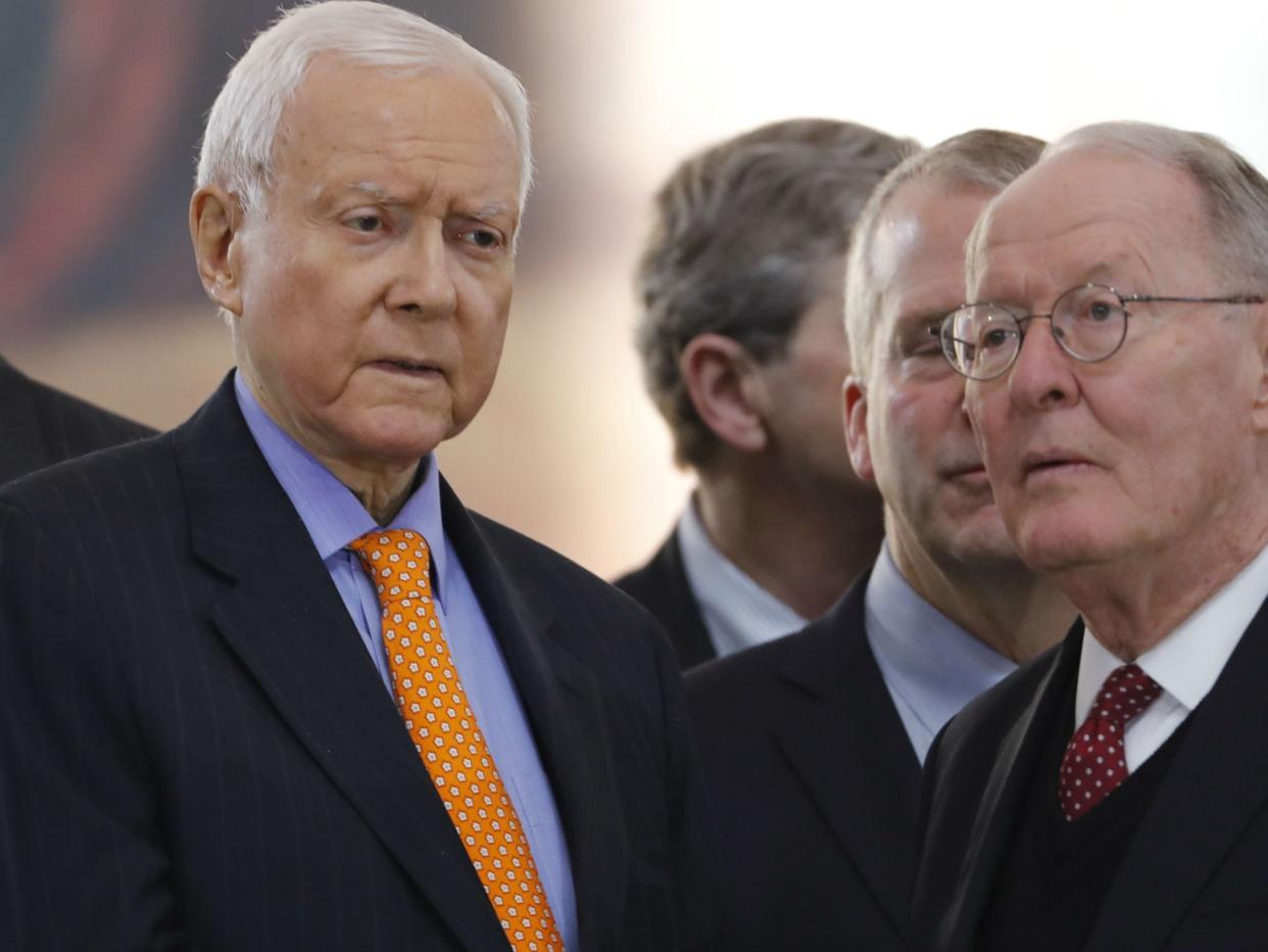 Senators Orrin Hatch and Lamar Alexander have both signed a letter urging Donald Trump to end his 'zero tolerance' policy towards illegal border crossings: REUTERS/Jonathan Ernst