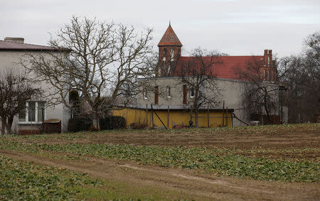 The Church of Saint Jacob is pictured in Ostrowite village, Poland February 17, 2019. Picture taken February 17, 2019. REUTERS/Kacper Pempel