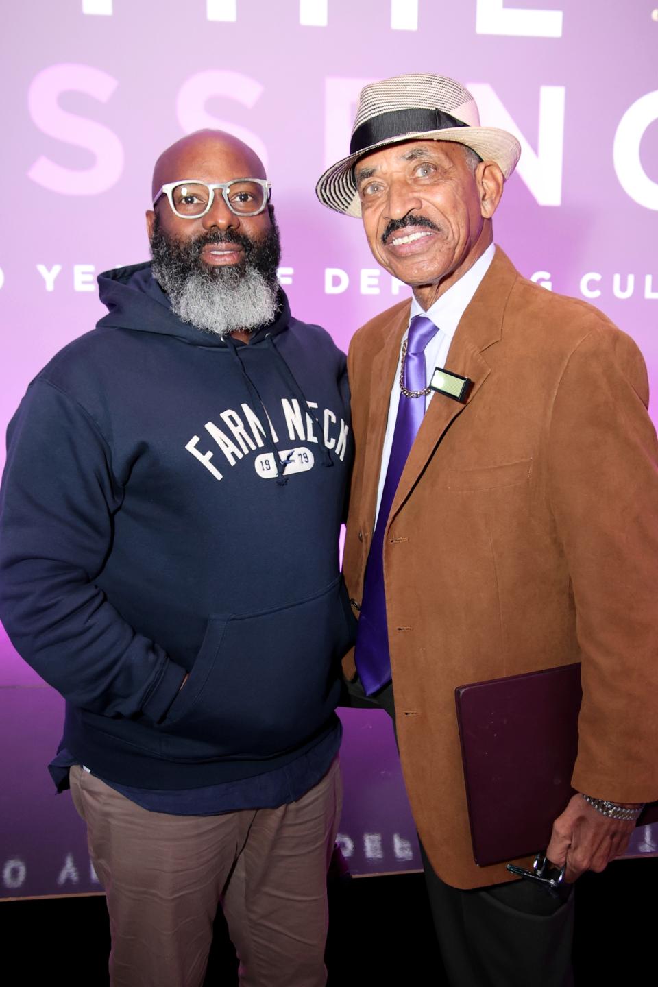 August 17, 2023 (New York City): Richelieu Dennis, founder and chairman of Sundial Group of Companies, the parent company under ESSENCE Ventures with Jonathan Blount, co-founder of ESSENCE Communications at ESSENCE Studios' celebratory launch for the documentary 