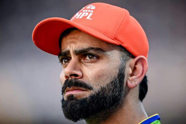 India star Virat Kohli was fined half his match fee for showing dissent at an umpire's decision after his dismissal (DIBYANGSHU SARKAR)