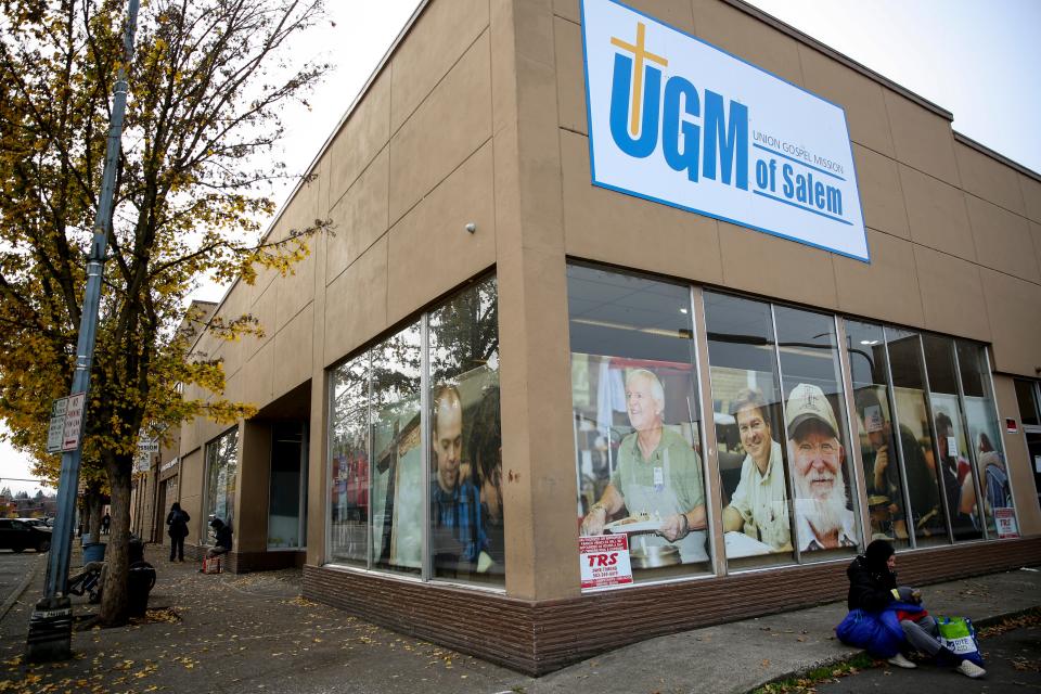 The old Union Gospel Mission building in downtown Salem.