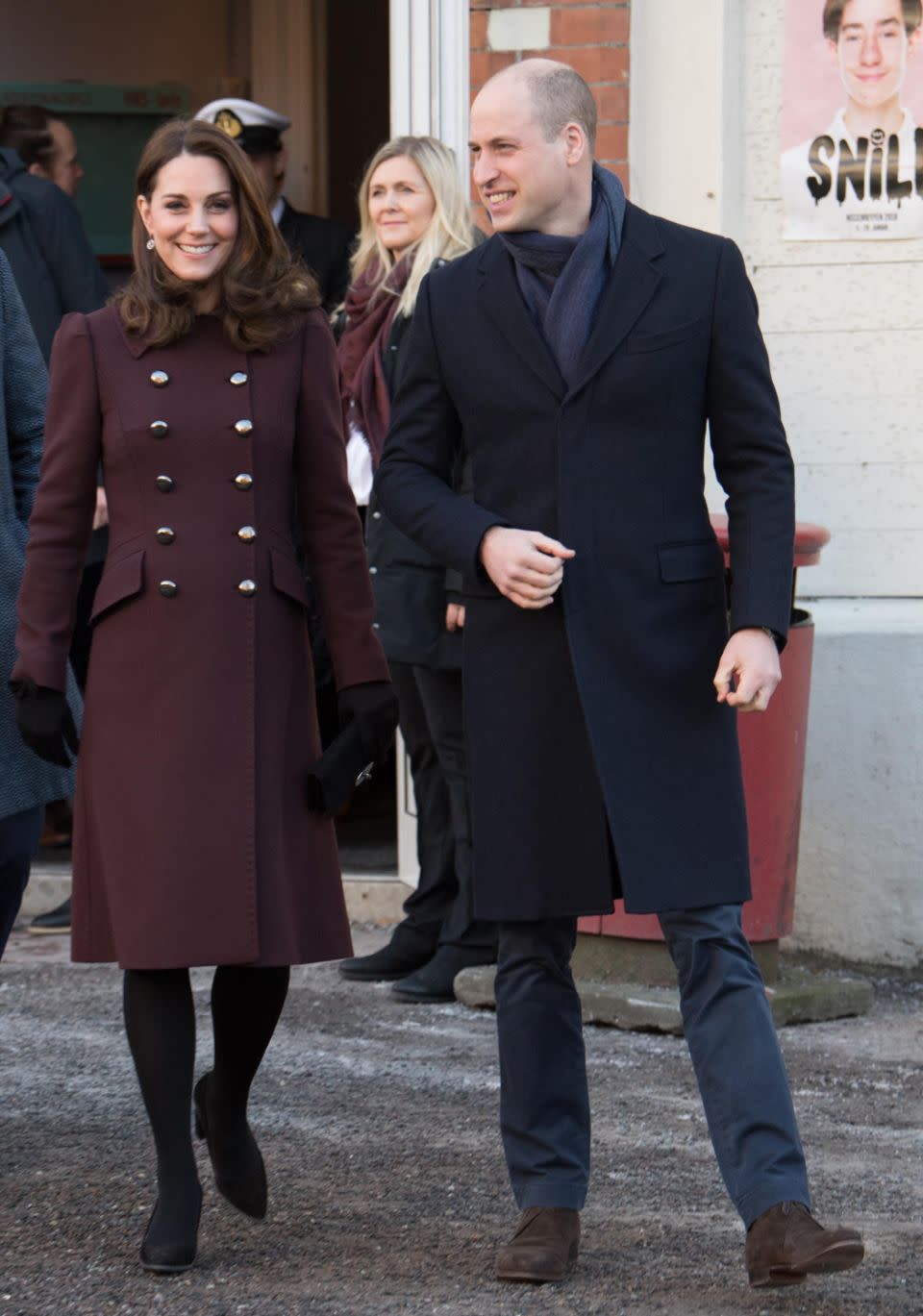 Prince William has joked about his wife Kate Middleton having twins. They are here together on a recent visit to Sweden. Source: Getty