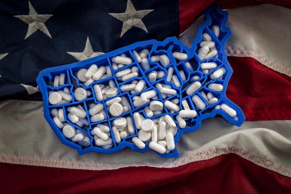 America’s opioid epidemic contributed to another drop in U.S. life expectancy. (Photo: Getty Images Creative)