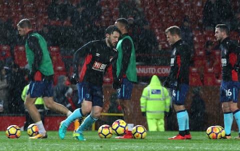 Bournemouth vs Man Utd warmup - Credit: GETTY IMAGES