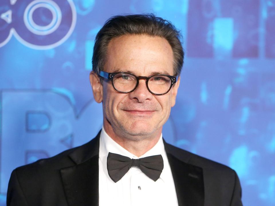 Peter Scolari in a tuxedo