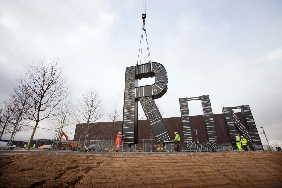 Monica Bonvicini's 'RUN' Sculpture Installed In The London 2012 Olympic Park