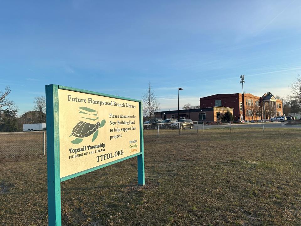 Pender County's new Hampstead branch library will be located next to the Pender County Annex Building in Hampstead. The new library will more than double in square footage compared to the current Hampstead branch.