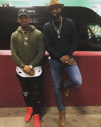 <p>Tristan Thompson Facebook</p> Tristan Thompson and his brother Dishawn pose for a photo together