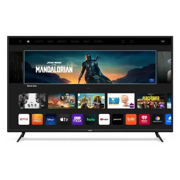 4K ultra-high-definition picture quality, Dolby vision and a full array backlight make this 65-inch V-Series LED smart TV look like a theater. It comes with built-in apps like Netflix and Hulu and WatchFree+ entertainment that needs no logins nor subscriptions.Promising review: 