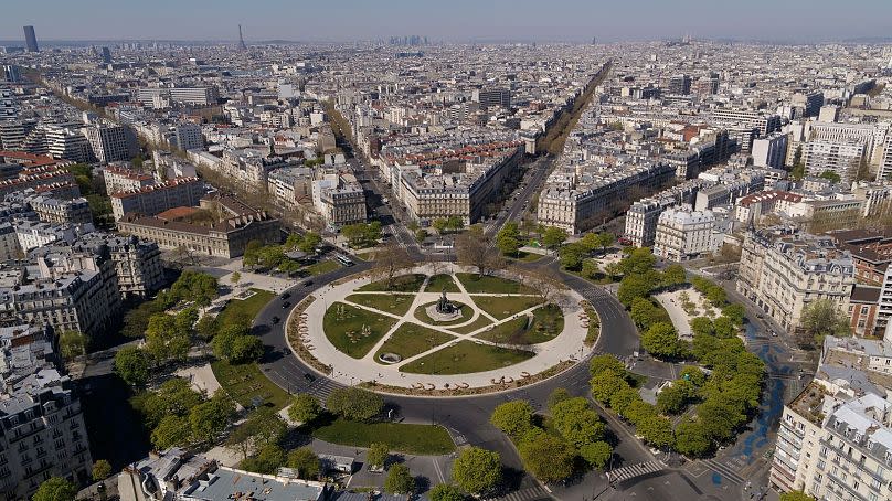 La Place de la Nation en Avril 2020