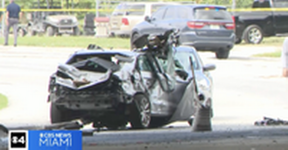 Anthony Gago, 15, was killed after crashing the Audi he was driving into a pillar under an overpass of Florida’s Turnpike while Miami-Dade officers were pursuing him in the early morning hours of Wednesday, Nov. 8, 2023, police said. Jazmin Keltz, 14, a passenger in the Audi, died in the hospital Friday, Nov. 10, her family’s attorney told Miami Herald.