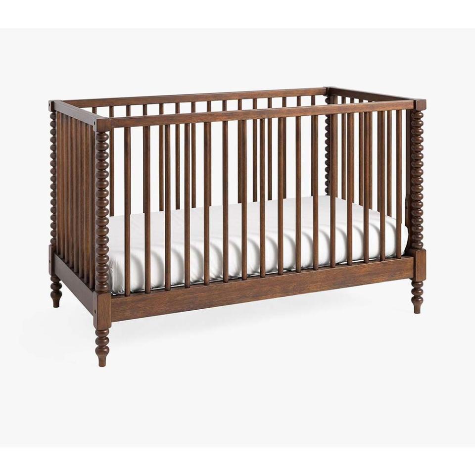 <p><a href="https://go.redirectingat.com?id=74968X1596630&url=https%3A%2F%2Fwww.potterybarnkids.com%2Fproducts%2Fchris-loves-julia-spindle-convertible-crib%2F%3FcatalogId%3D10%26sku%3D2165465%26cm_ven%3DPLA%26cm_cat%3DGoogle%26cm_pla%3DFurniture%2B%253E%2BCribs%2B%2526%2BBassinets%26region_id%3D669950%26cm_ite%3D2165465_14726664444%26gclid%3DCj0KCQjw4bipBhCyARIsAFsieCy9VRV6wMhXGB5r7o0_2MYosu0FhP4sbv3FsCkOpHeQ3KQz5CsBkLYaArZ6EALw_wcB&sref=https%3A%2F%2Fwww.bestproducts.com%2Fparenting%2Fbaby%2Fg40049066%2Fbest-convertible-cribs%2F" rel="nofollow noopener" target="_blank" data-ylk="slk:Shop Now;elm:context_link;itc:0;sec:content-canvas" class="link ">Shop Now</a></p><p>Chris Loves Julia Turned Wood Crib</p><p>Pottery Barn Kids</p><p>$1098.00</p>